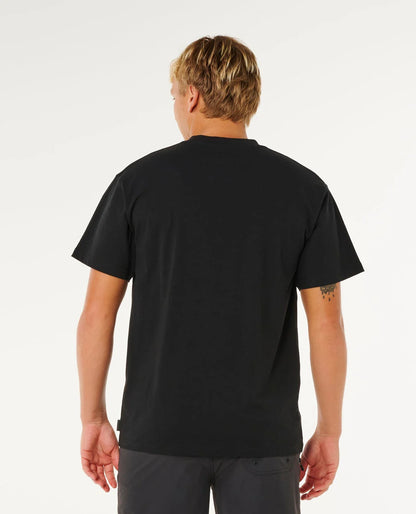 T-Shirt Rip Curl Search Rig a Maniche Corte – Black