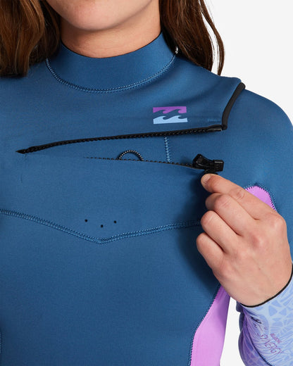 Muta Donna Synergy 4/3mm Billabong | Chest Zip, Tecnologia Grafene