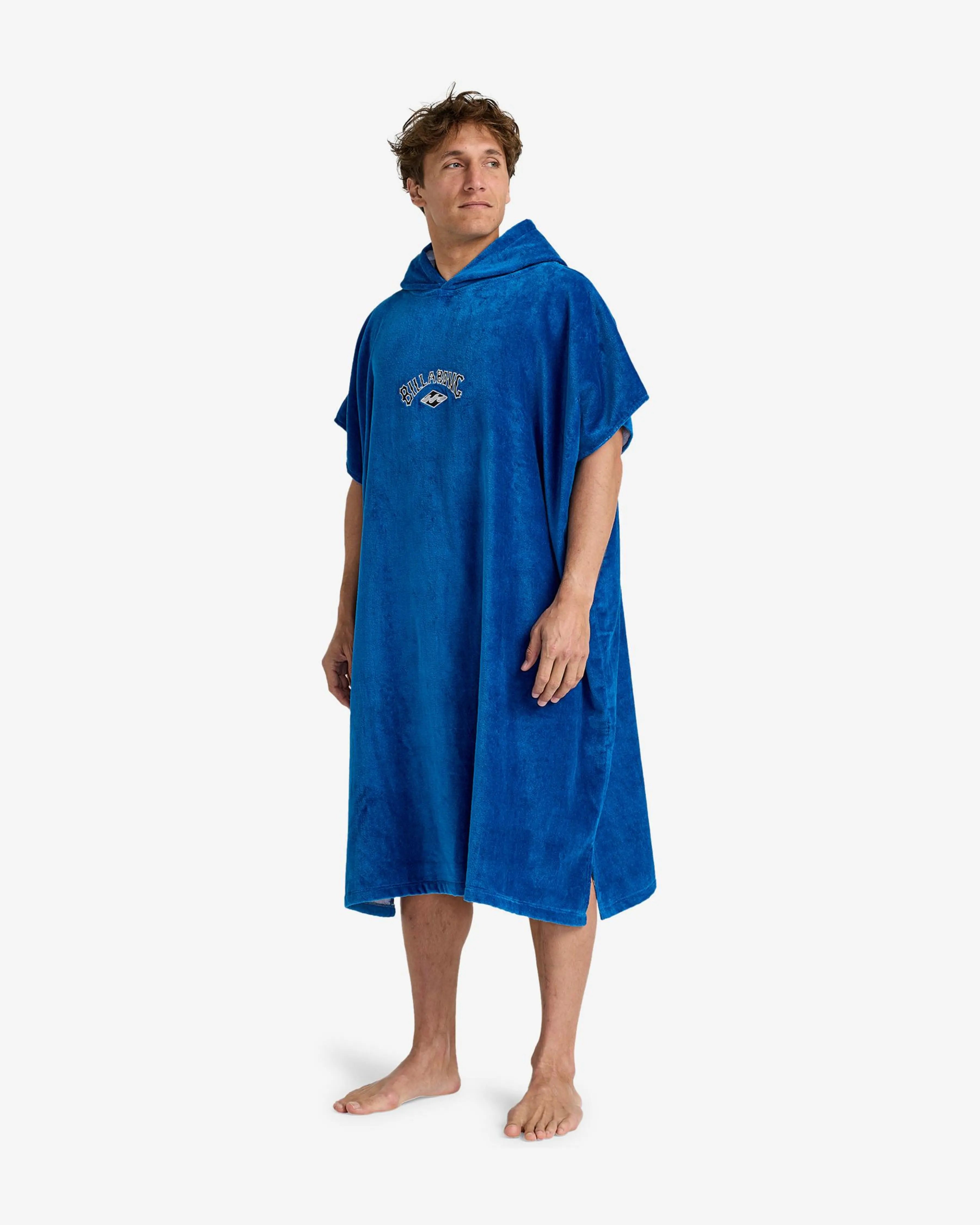 Poncho Billabong Hooded Towel Unisex | 100% Cotone, Blu Elettrico