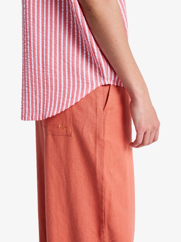 Camicia a Maniche Corte Donna Beachy Nostalgia – Rosso