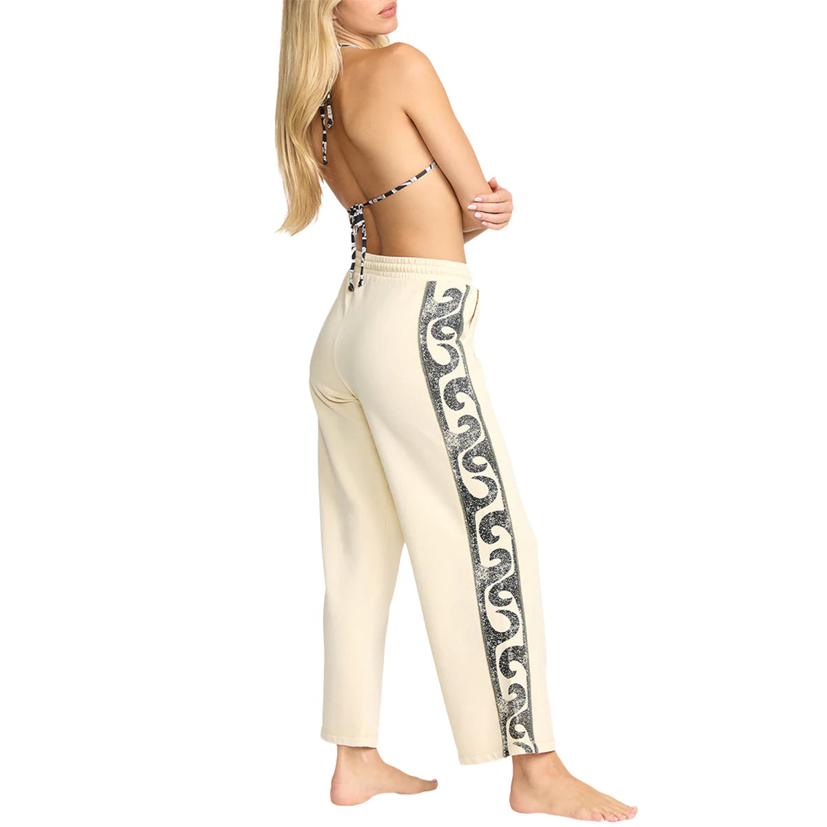 Billabong Pantaloni Tuta Sun Wave - Vita Alta, Stampa Laterale