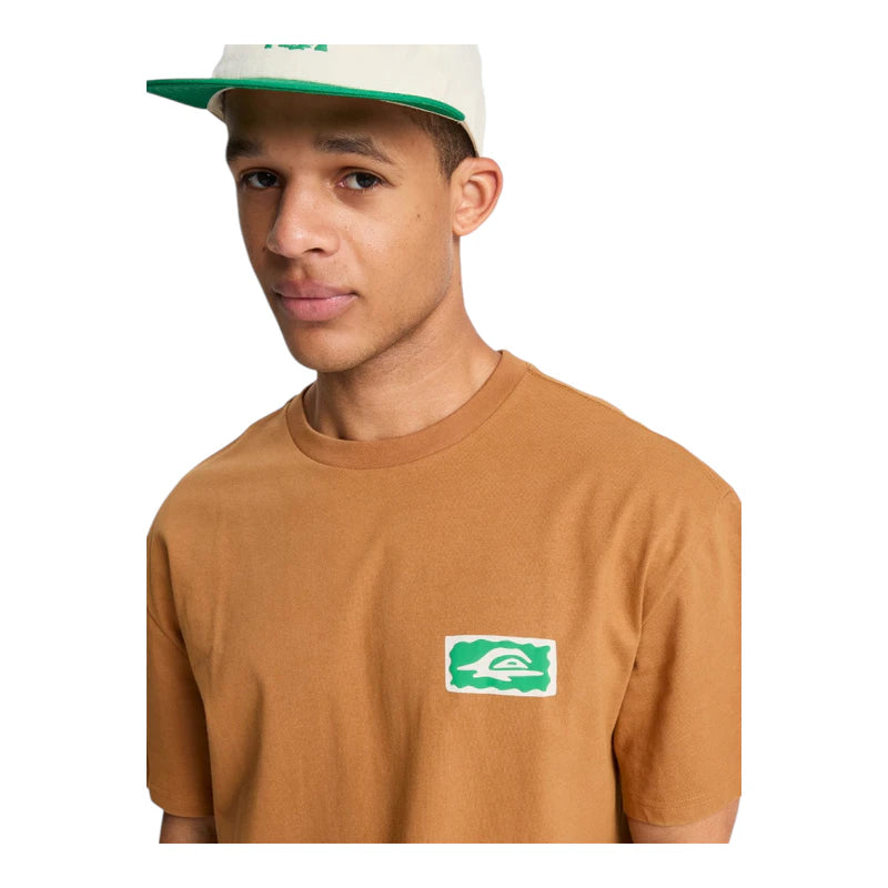 T-shirt Quiksilver Serenity Splash – Brown