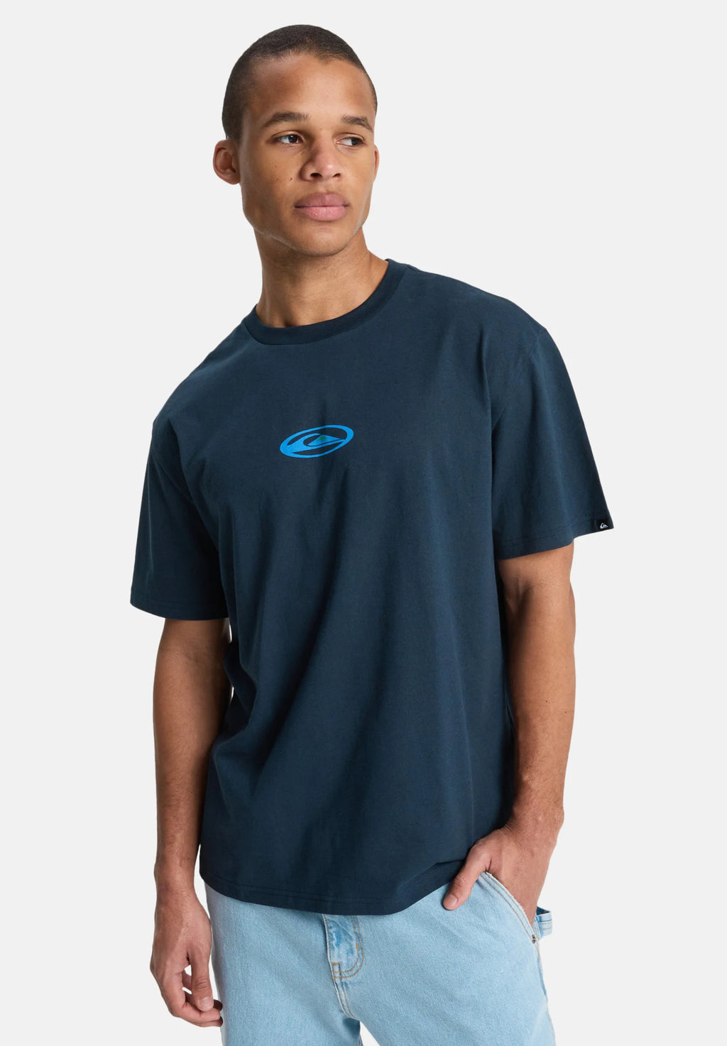 T-shirt Quiksilver Flowers Surfing – Dark Navy