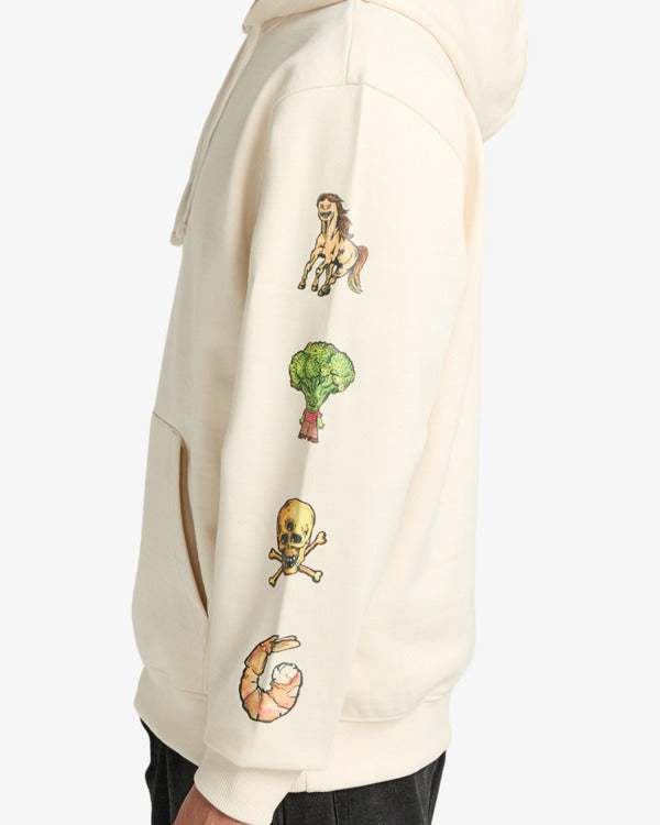 Felpa con Cappuccio Uomo KSL Hood Rvca Calda