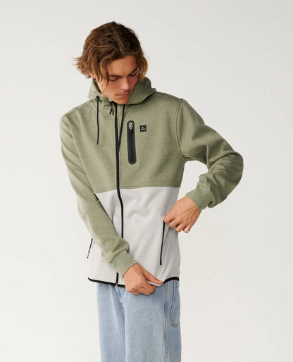 Felpa Zip con Cappuccio Rip Curl Anti-Series Departed