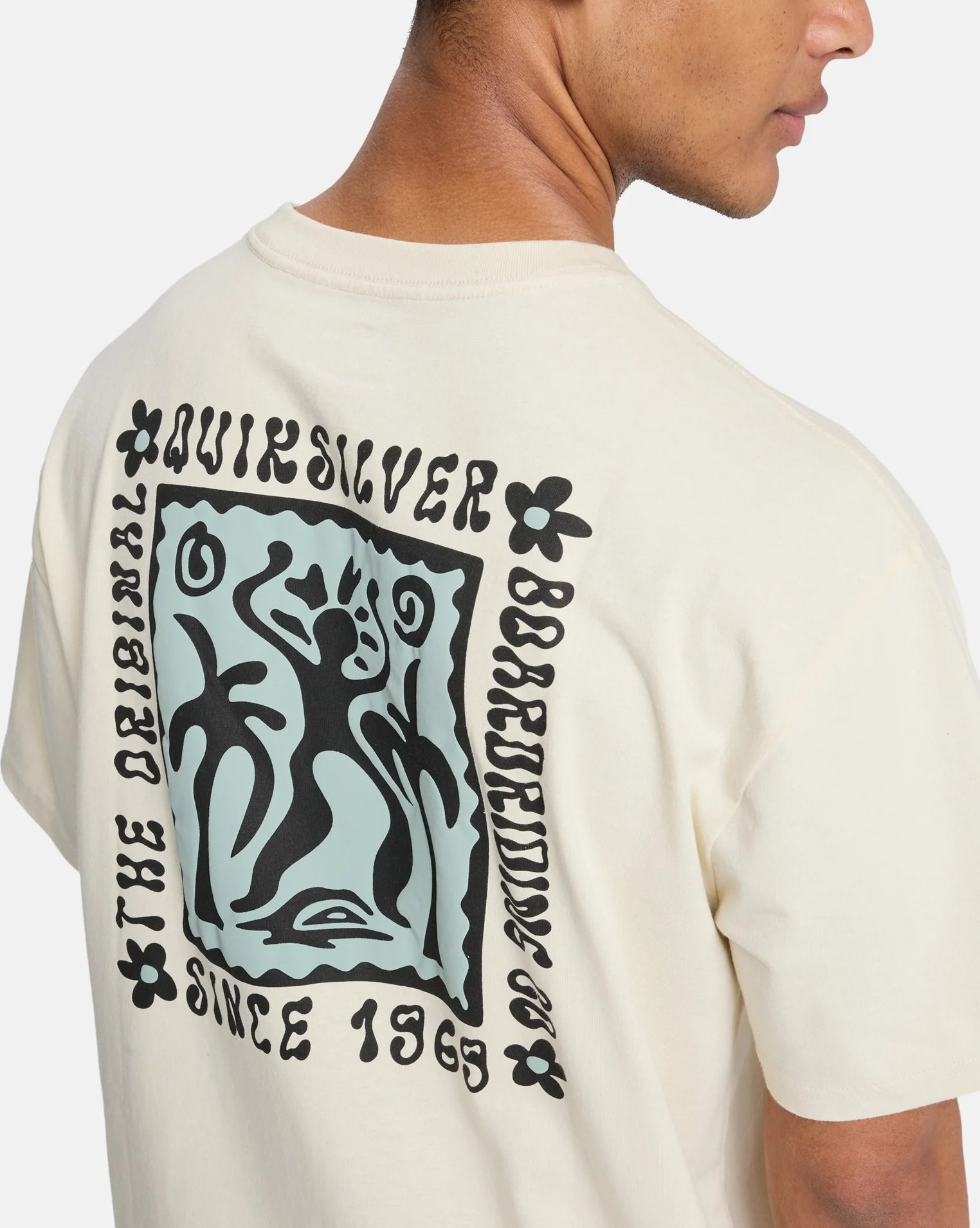 T-shirt Quiksilver Serenity Splash – Bone White