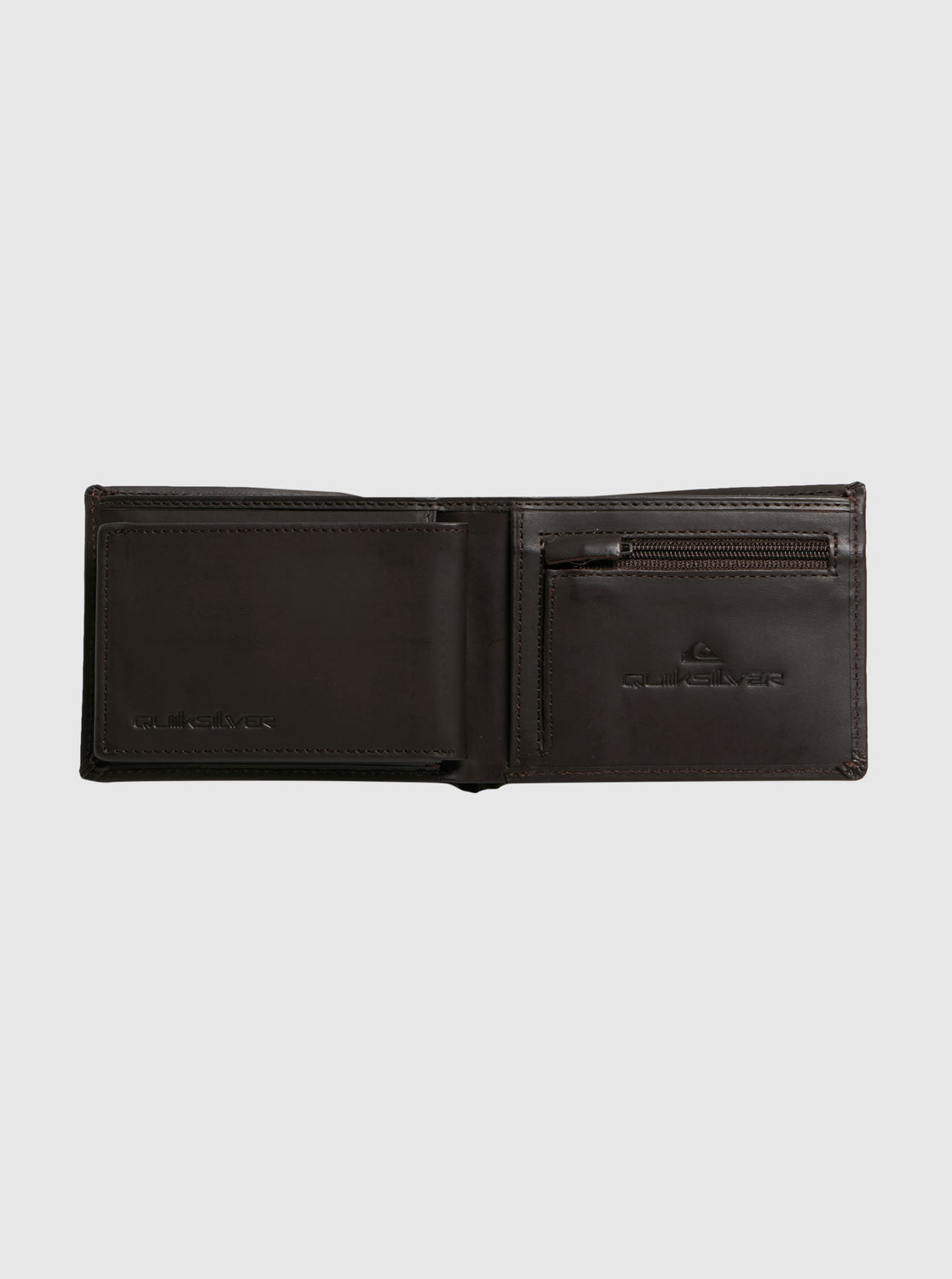 Portafoglio Uomo Quiksilver Gutherie | Vera Pelle Marrone, Protezione RFID