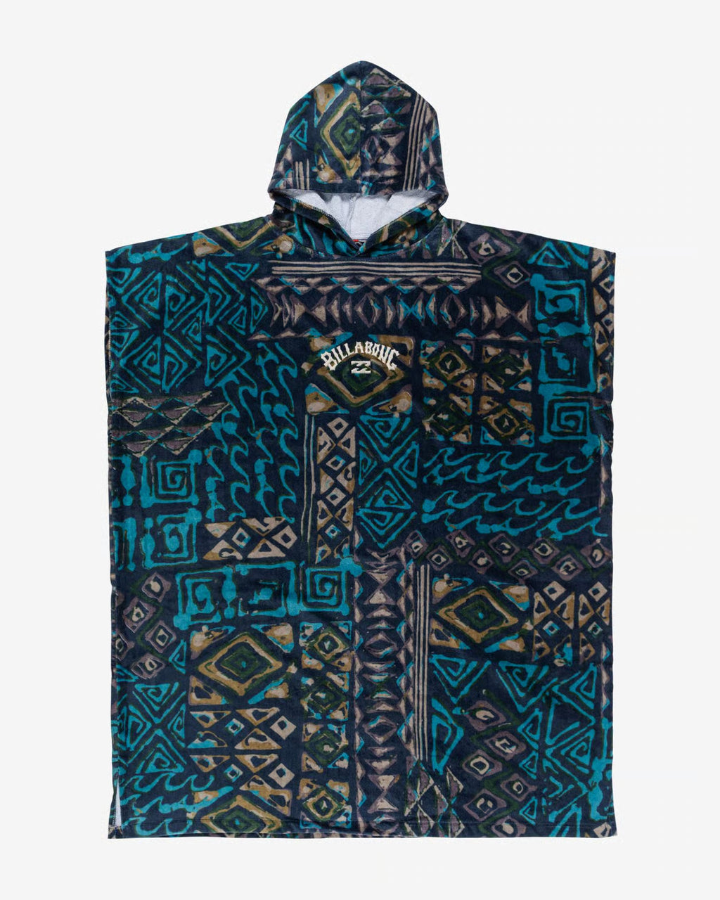 Poncho Billabong Hooded Towel Unisex | Verde, Blu e Nero, 100% Cotone