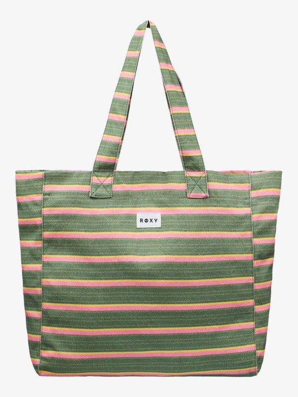 Borsa Tote "Anti Bad Vibes" –verde Donna