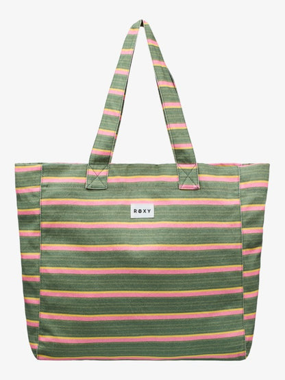 Borsa Tote "Anti Bad Vibes" –verde Donna