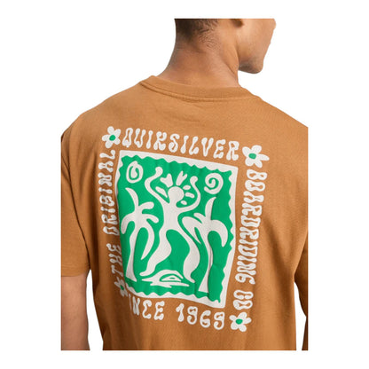 T-shirt Quiksilver Serenity Splash – Brown