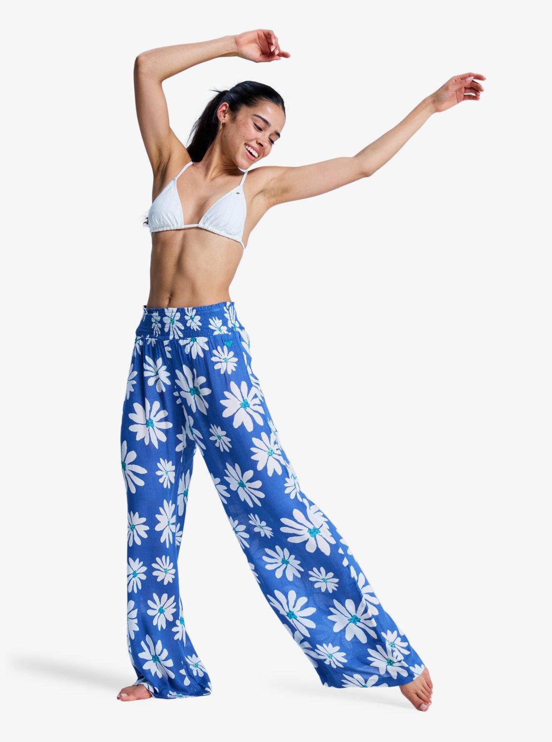 Pantaloni da Spiaggia Donna Along The Sunset – Blu
