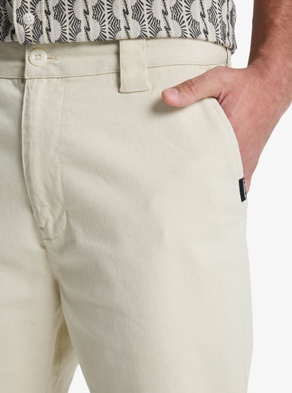 Bermuda Denim Union Straight 20" - Bianco Uomo