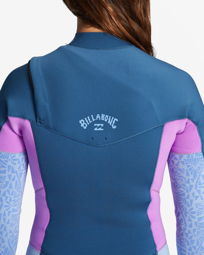 Muta Donna Synergy 4/3mm Billabong | Chest Zip, Tecnologia Grafene