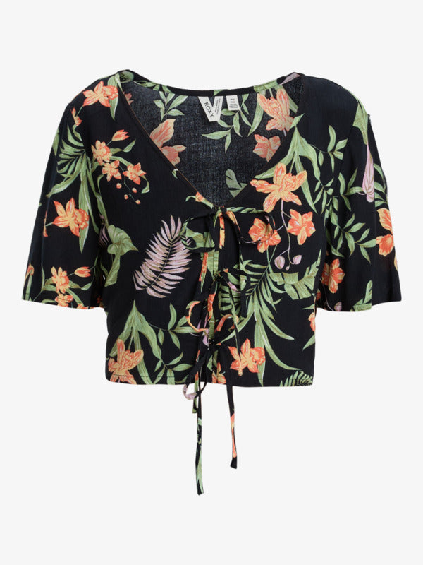 Top Nero Donna Pink Sunset