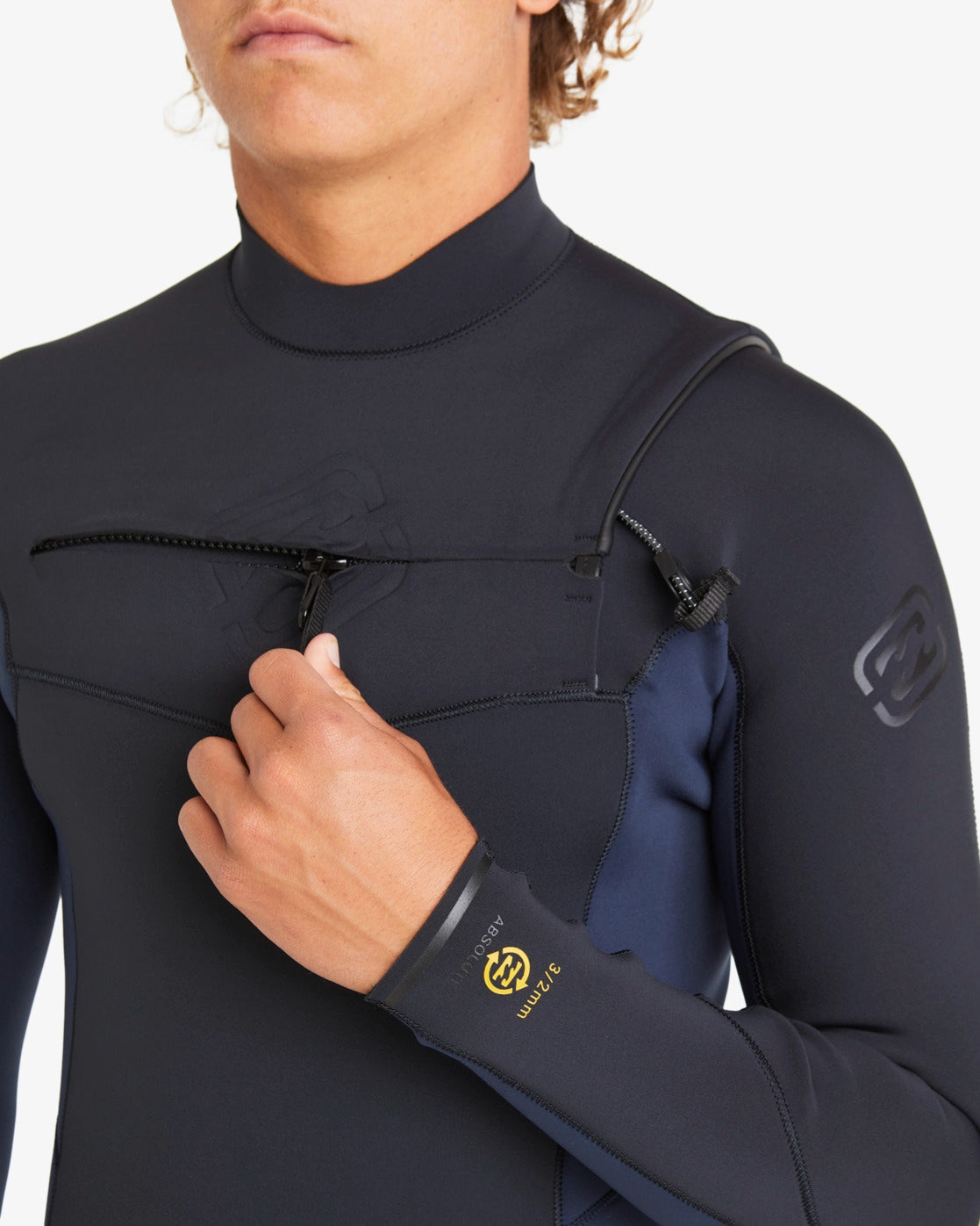 Muta Uomo Billabong Absolute 4/3mm Chest Zip | Grafene Riciclato GBS