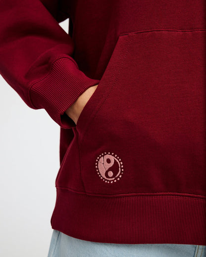 Felpa con Cappuccio Donna RVCA Snake Hoodie