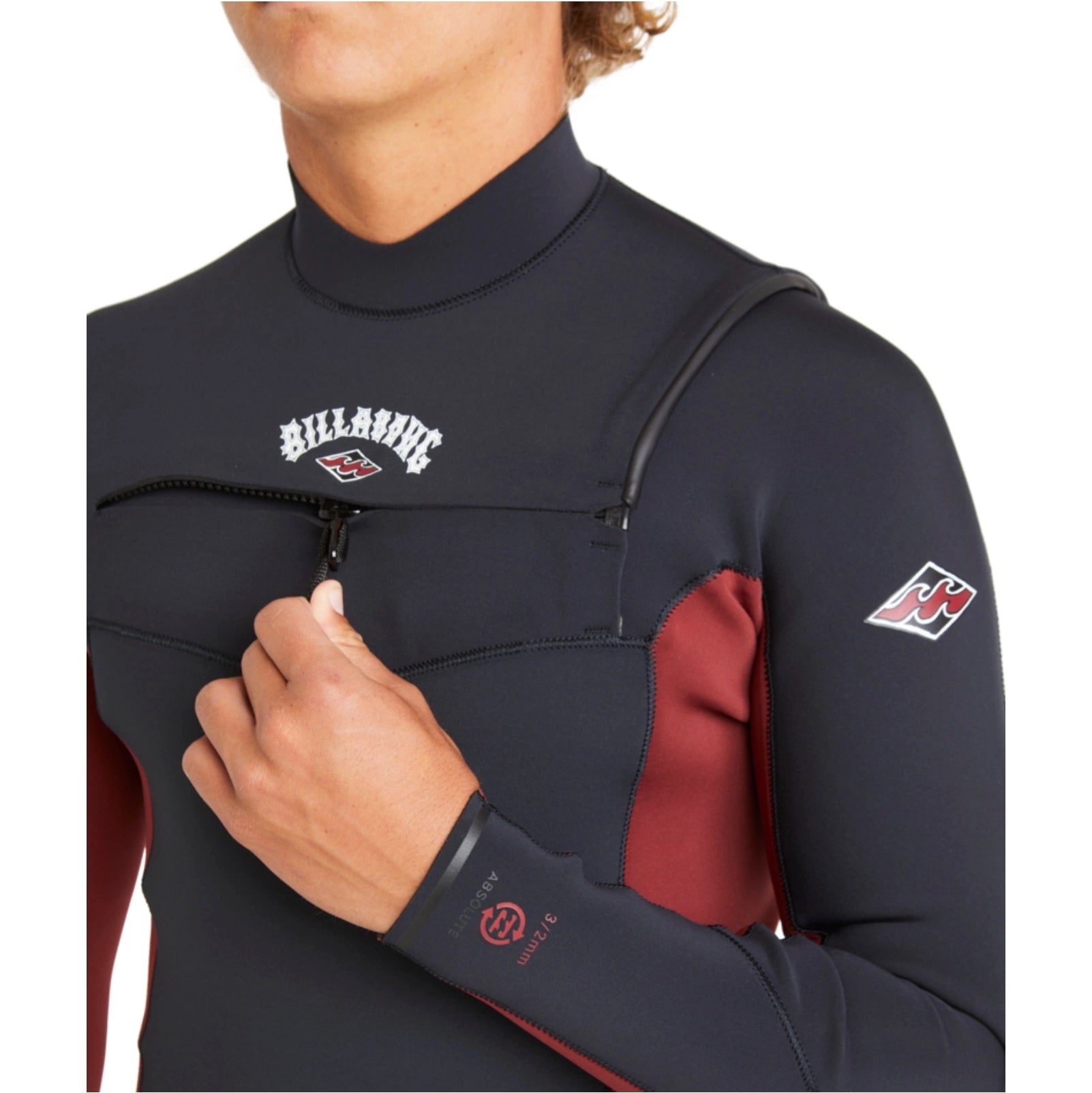 Muta Uomo Billabong Absolute 4/3mm Chest Zip | Grafene Riciclato GBS