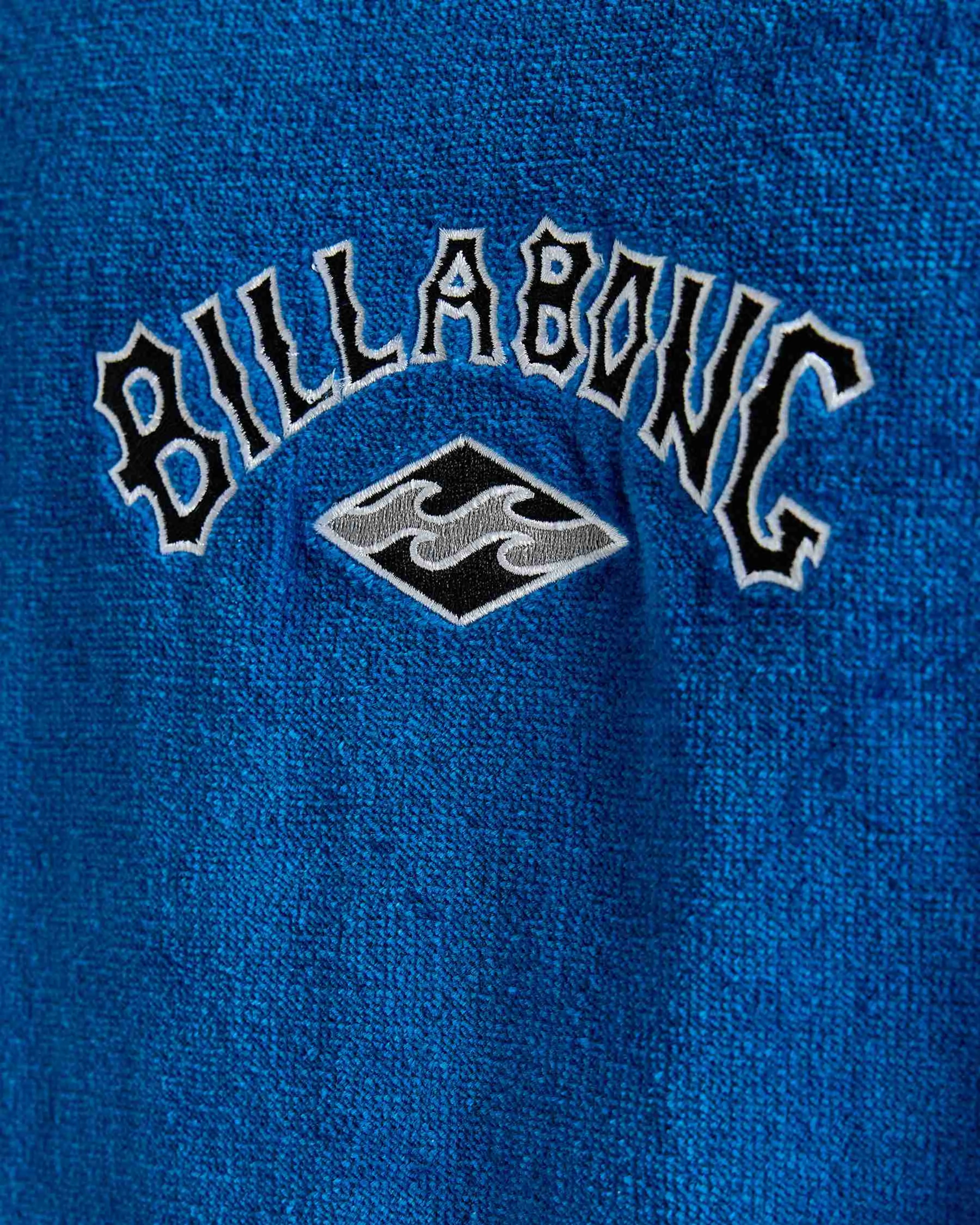 Poncho Billabong Hooded Towel Unisex | 100% Cotone, Blu Elettrico