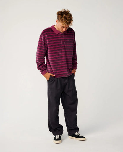 Polo Uomo Rip Curl Disorder - Colore Royal Plum