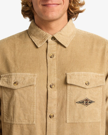 Camicia a Maniche Lunghe Uomo Billabong Bong Days – Khaki