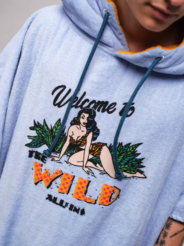 Poncho  All-In Wild Woman | Cotone Velour 380g/m²