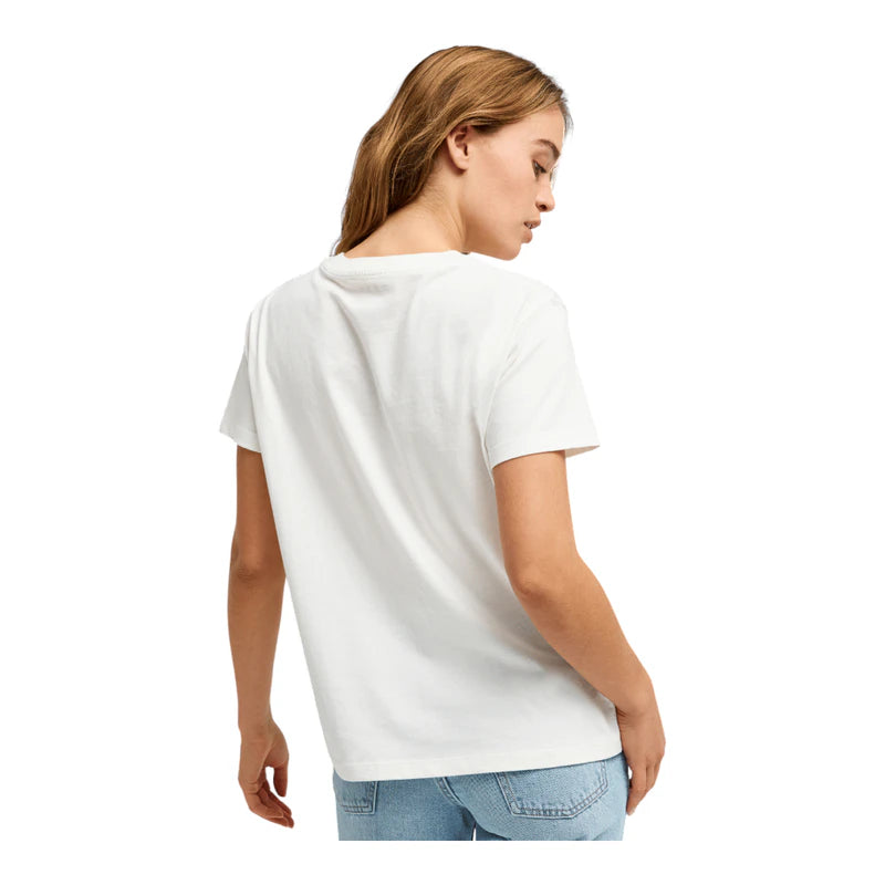 Roxy T-Shirt Maniche Corte Ocean Road Art Donna - Bright White