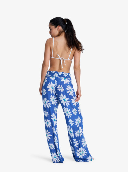 Pantaloni da Spiaggia Donna Along The Sunset – Blu