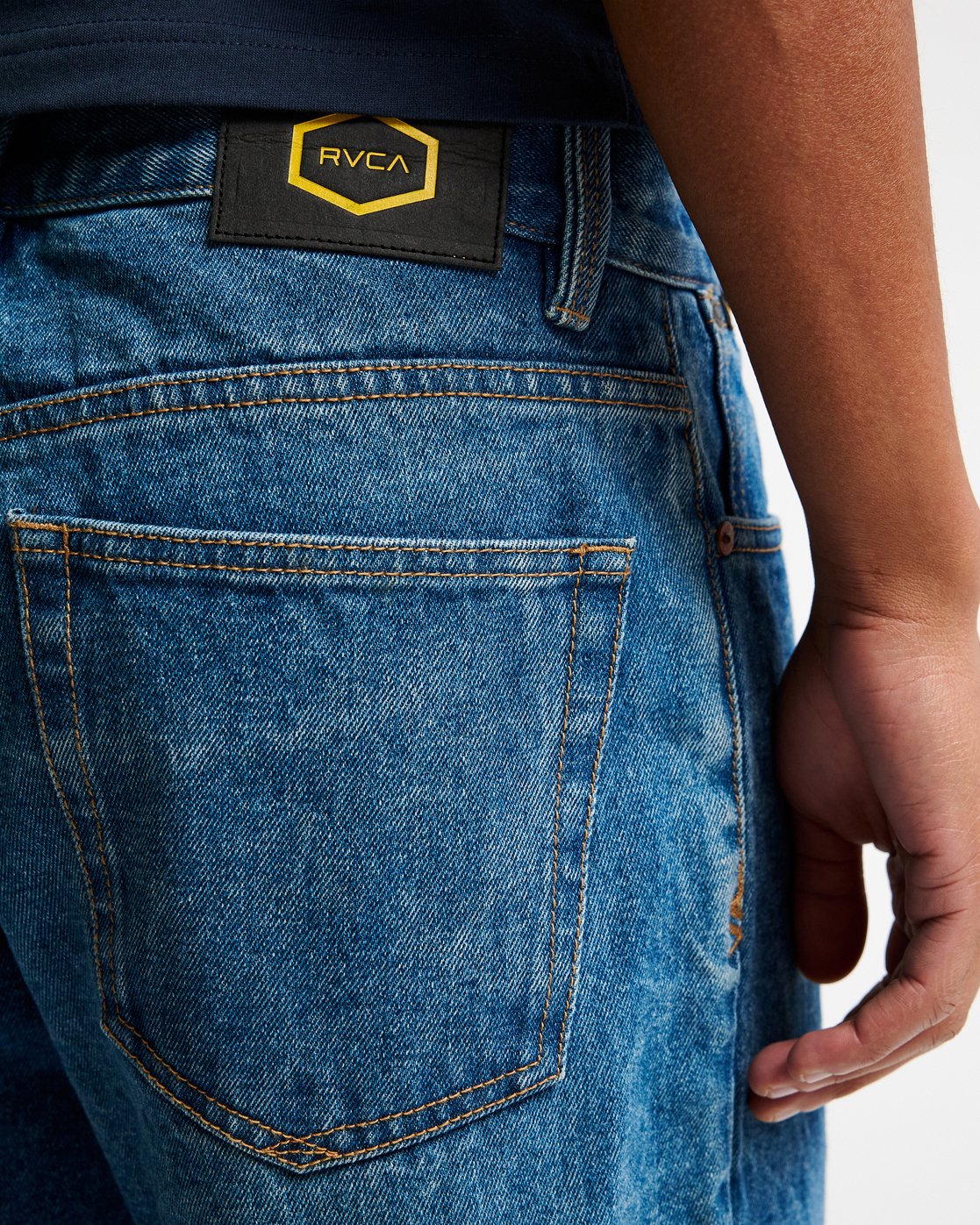 Jeans in Denim Uomo RVCA Americana Dayshift – Blu