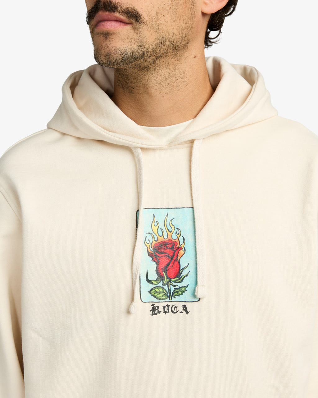 Felpa con Cappuccio Uomo KSL Hood Rvca Calda