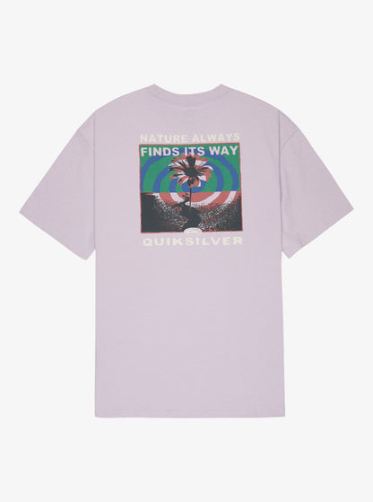 T-shirt Uomo a Maniche Corte Upside Down – Viola