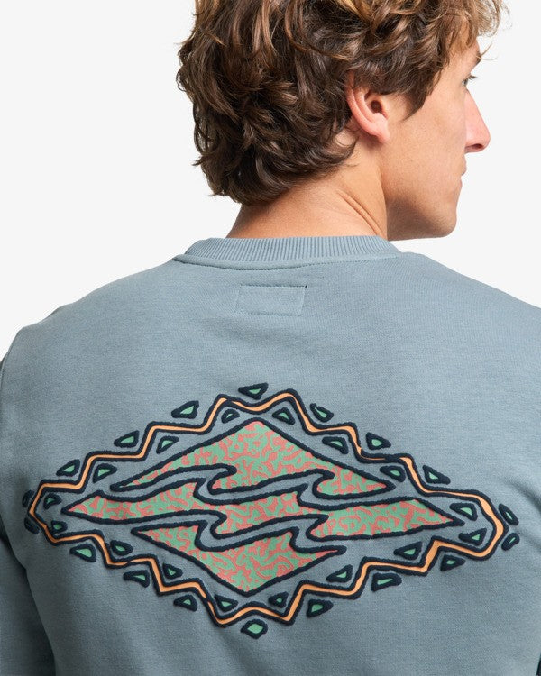 Billabong Foundation – Felpa Girocollo Essential da Uomo