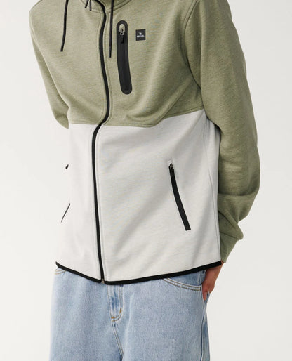 Felpa Zip con Cappuccio Rip Curl Anti-Series Departed
