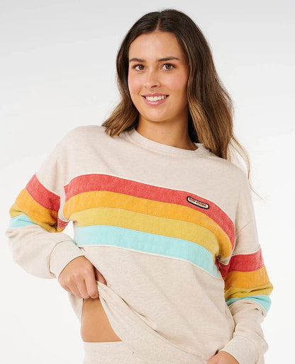 Felpa Donna Rip Curl Surf Revival Relaxed Crew