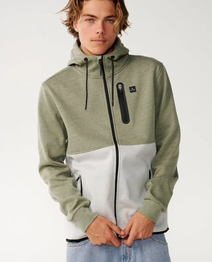 Felpa Zip con Cappuccio Rip Curl Anti-Series Departed