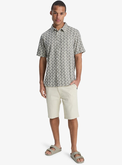 Bermuda Denim Union Straight 20" - Bianco Uomo