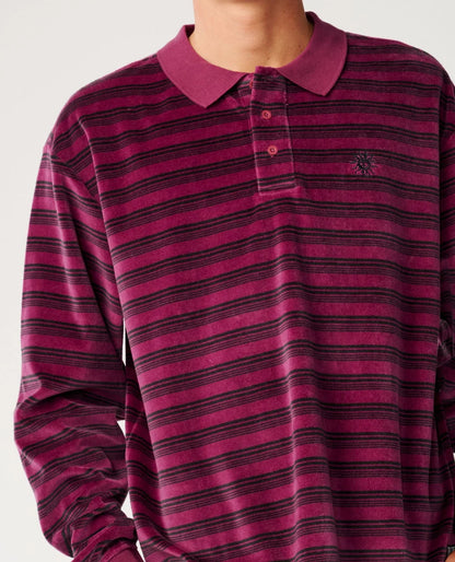 Polo Uomo Rip Curl Disorder - Colore Royal Plum