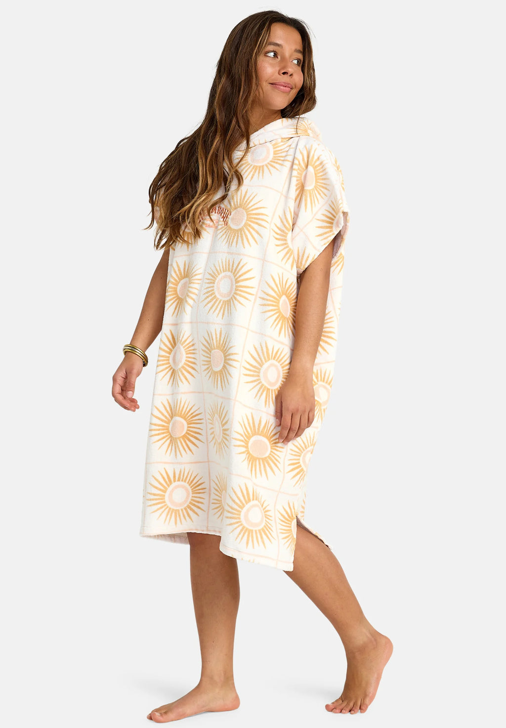 Poncho  con Cappuccio Unisex HOODED |  100% Cotone e Colore Bianco