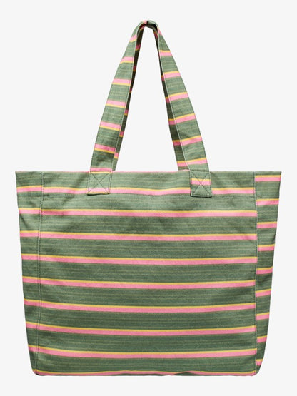 Borsa Tote "Anti Bad Vibes" –verde Donna