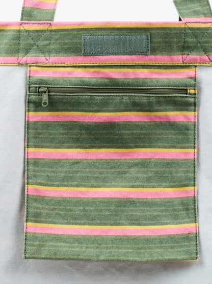 Borsa Tote "Anti Bad Vibes" –verde Donna