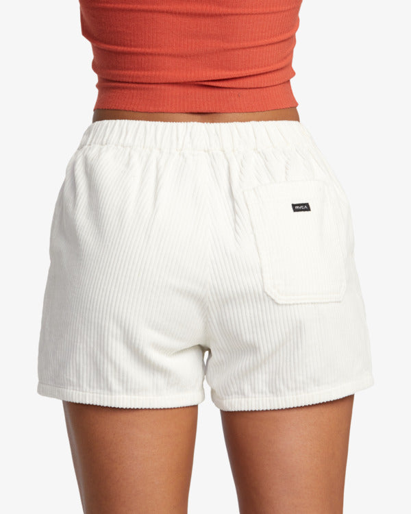 Pantaloncini in Velluto a Coste Bianchi Daylight