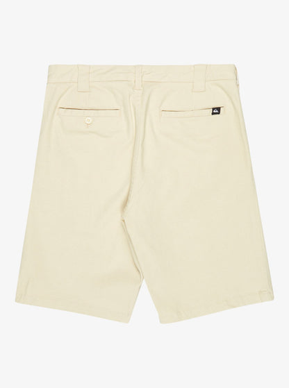 Bermuda Denim Union Straight 20" - Bianco Uomo