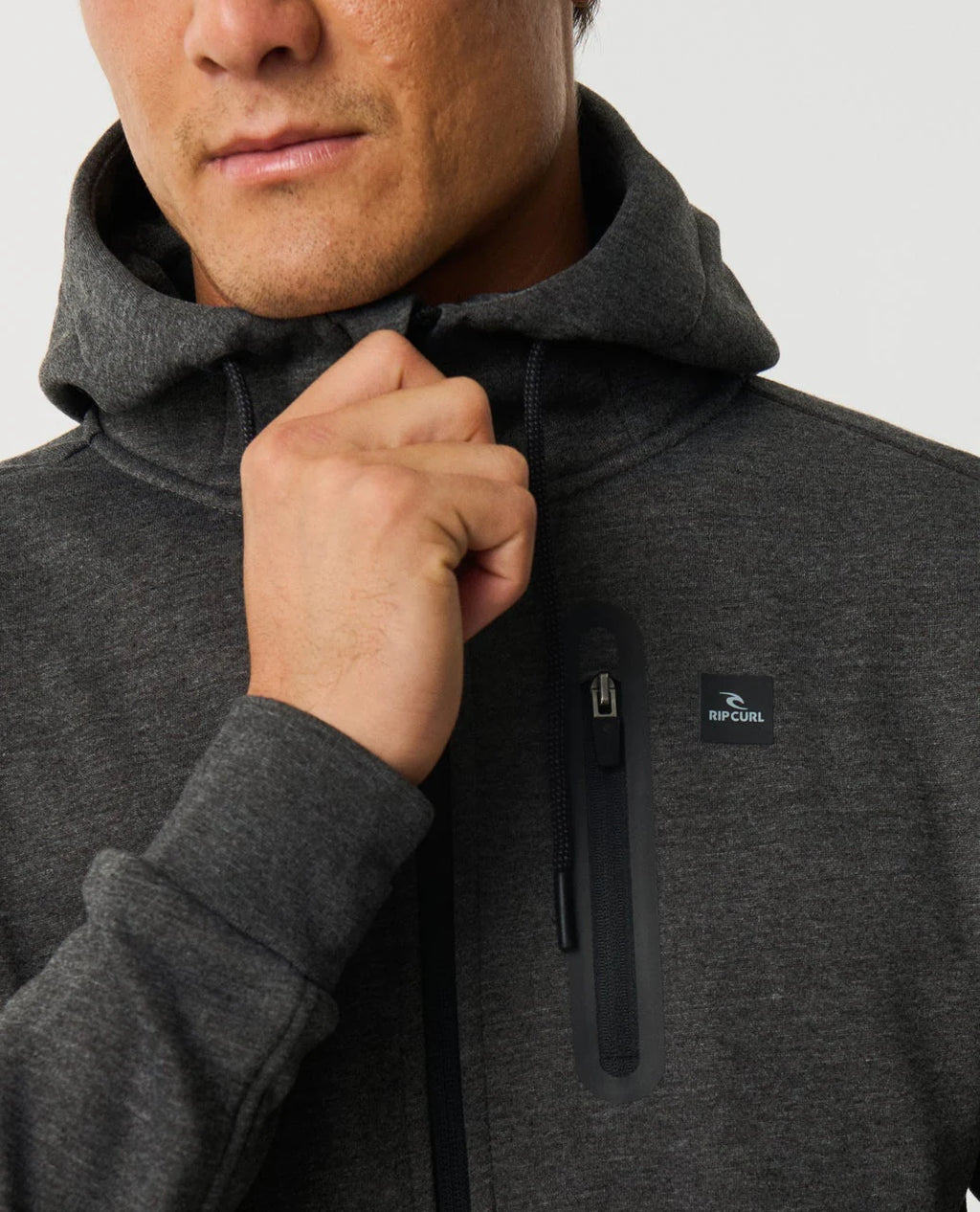 Felpa Departed  Rip Curl Anti Series con zip uomo