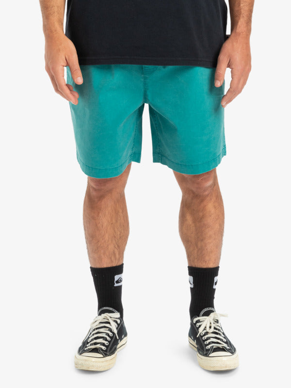 Bermuda Uomo Quiksilver Taxer Walkshort 19" | Tessuto Elasticizzato, Cotone/Poliestere