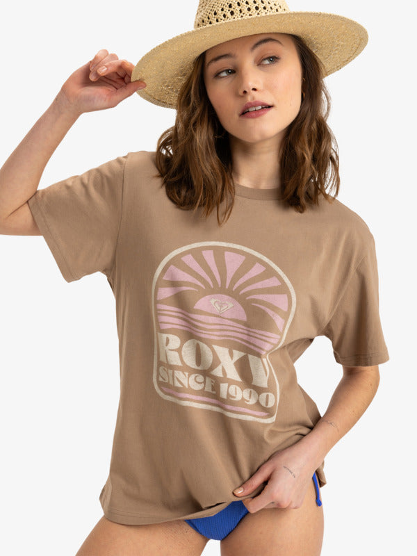 T-Shirt Donna Hangloose Poster | Grafica Surf Iconica, Maniche Corte