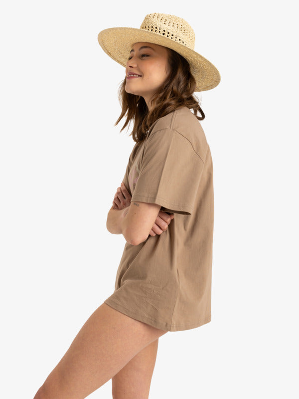 T-Shirt Donna Hangloose Poster | Grafica Surf Iconica, Maniche Corte